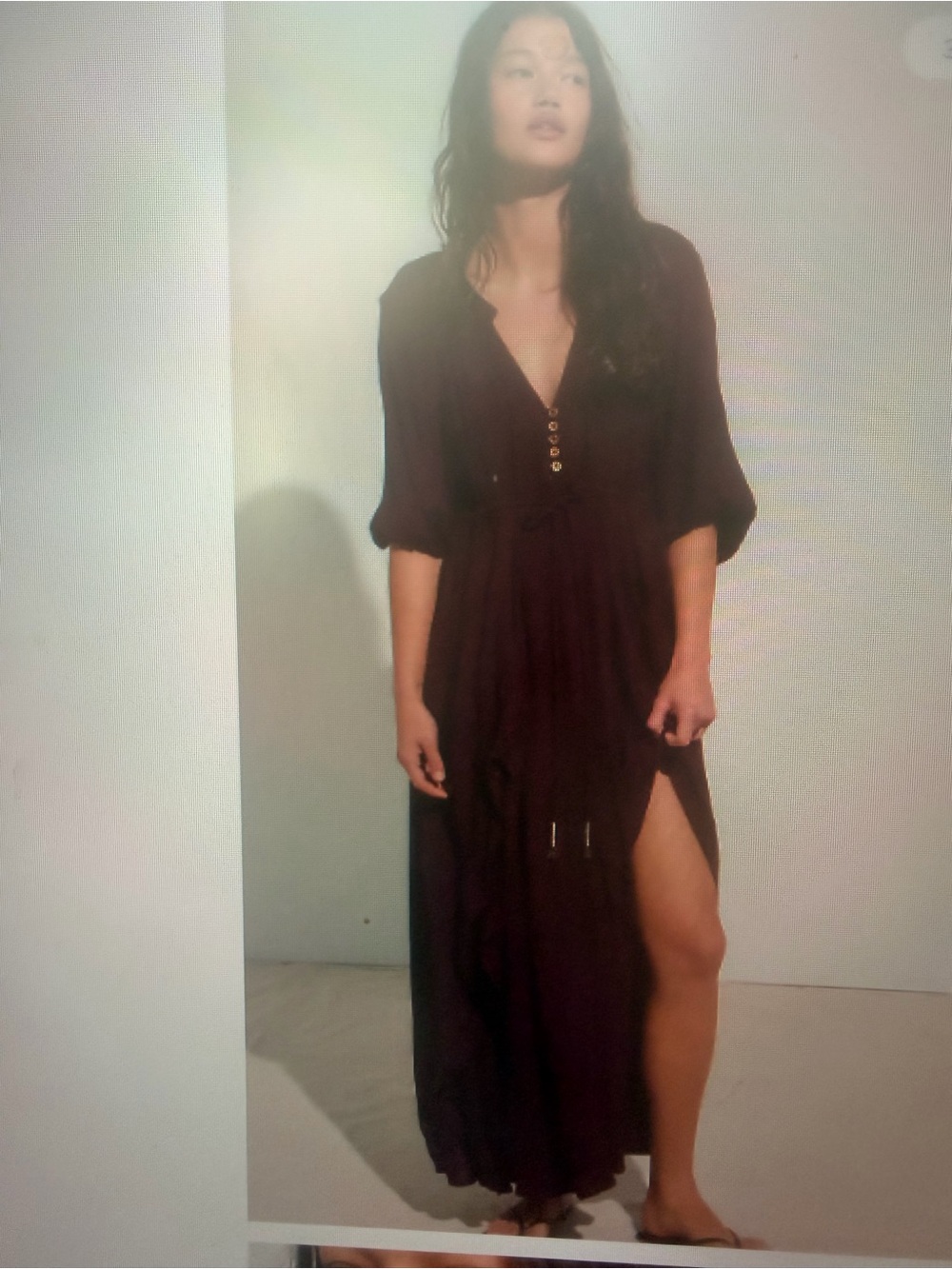 Plenty of love maxi dress in fig by Free People